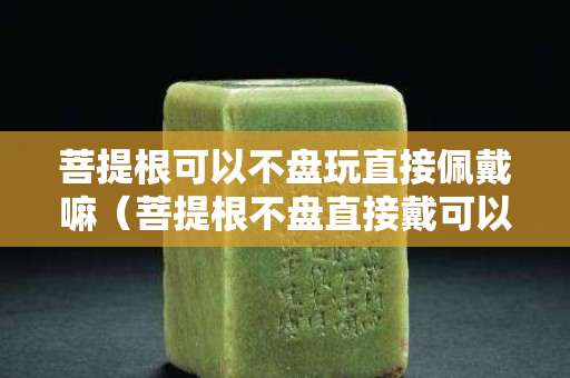 菩提根可以不盘玩直接佩戴嘛（菩提根不盘直接戴可以吗）