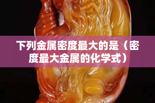 下列金属密度最大的是（密度最大金属的化学式）