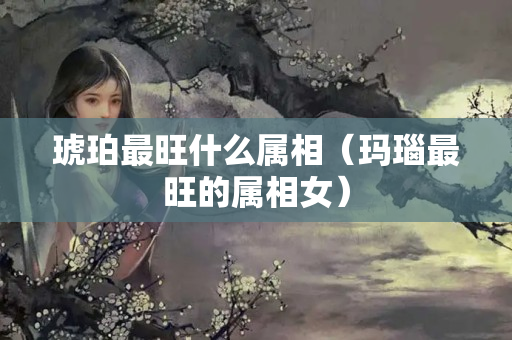 琥珀最旺什么属相（玛瑙最旺的属相女）