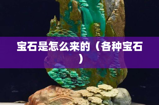 宝石是怎么来的（各种宝石）