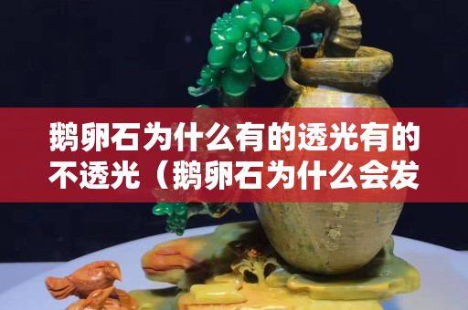 鹅卵石为什么有的透光有的不透光（鹅卵石为什么会发光）