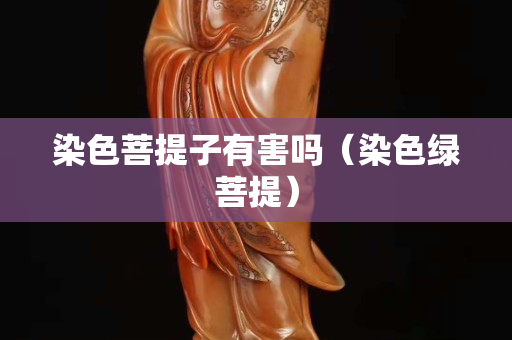 染色菩提子有害吗（染色绿菩提）