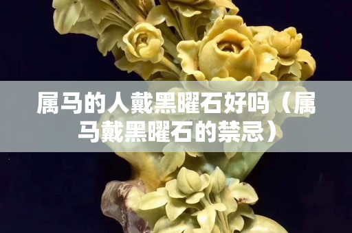 属马的人戴黑曜石好吗（属马戴黑曜石的禁忌）