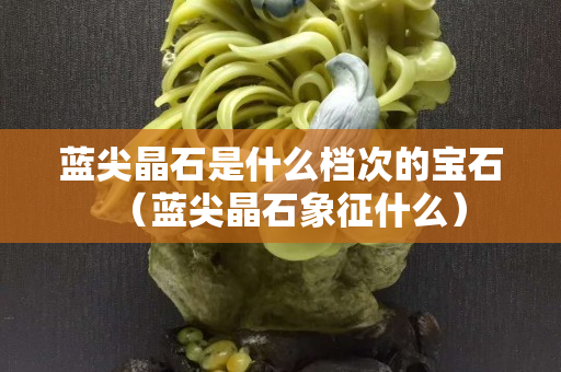 蓝尖晶石是什么档次的宝石（蓝尖晶石象征什么）
