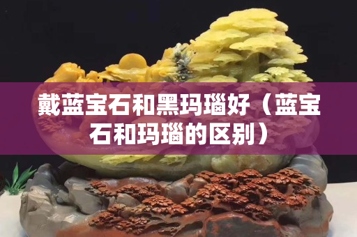 戴蓝宝石和黑玛瑙好（蓝宝石和玛瑙的区别）