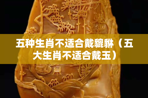 五种生肖不适合戴貔貅（五大生肖不适合戴玉）