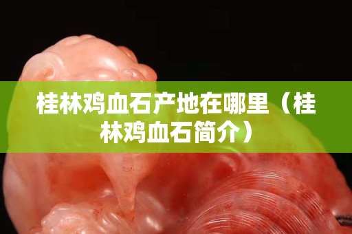 桂林鸡血石产地在哪里（桂林鸡血石简介）