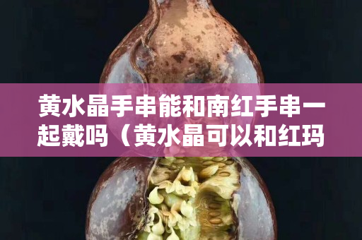 黄水晶手串能和南红手串一起戴吗（黄水晶可以和红玛瑙配在一起吗）