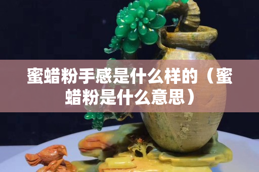 蜜蜡粉手感是什么样的（蜜蜡粉是什么意思）