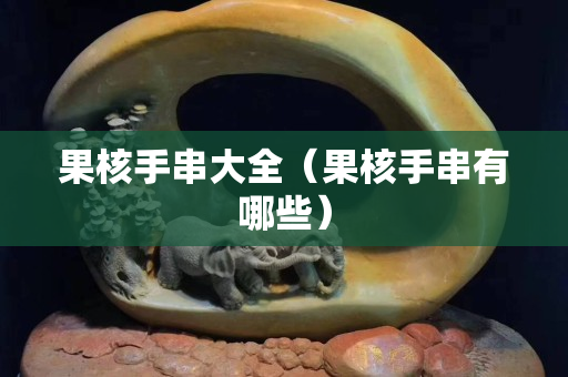 果核手串大全（果核手串有哪些）