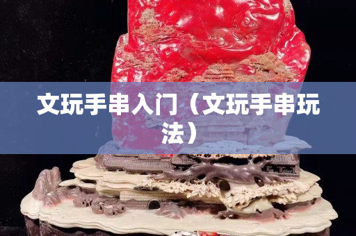 文玩手串入门（文玩手串玩法）