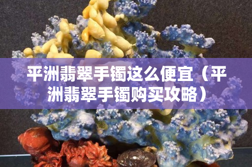 平洲翡翠手镯这么便宜（平洲翡翠手镯购买攻略）