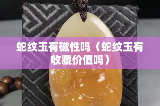 蛇纹玉有磁性吗（蛇纹玉有收藏价值吗）