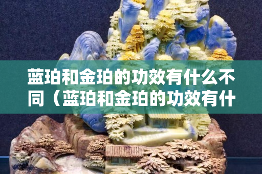 蓝珀和金珀的功效有什么不同（蓝珀和金珀的功效有什么不同吗）