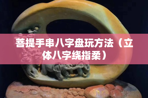 菩提手串八字盘玩方法（立体八字绕指柔）