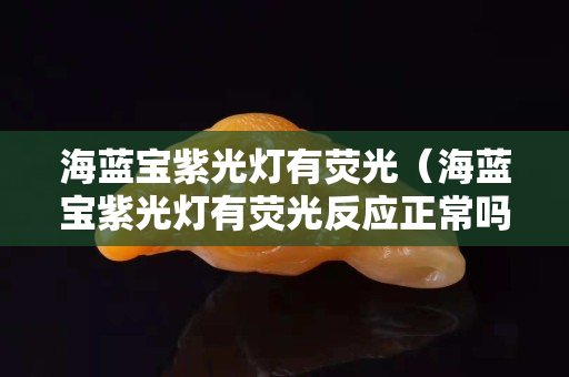 海蓝宝紫光灯有荧光（海蓝宝紫光灯有荧光反应正常吗）