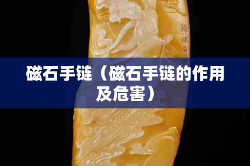 磁石手链（磁石手链的作用及危害）