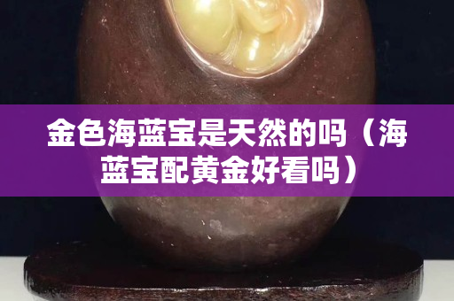 金色海蓝宝是天然的吗（海蓝宝配黄金好看吗）