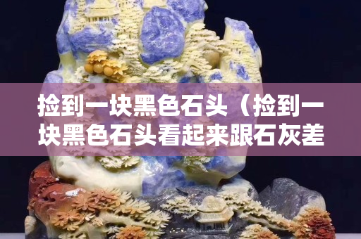 捡到一块黑色石头（捡到一块黑色石头看起来跟石灰差不多）
