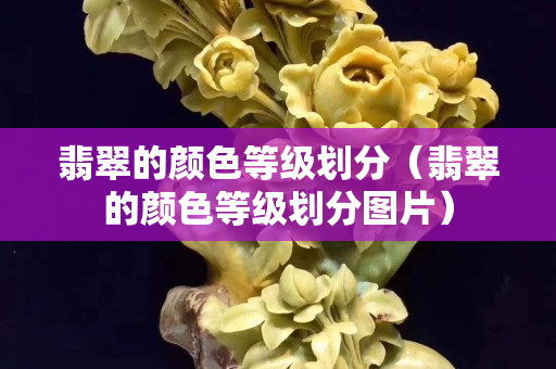 翡翠的颜色等级划分（翡翠的颜色等级划分图片）