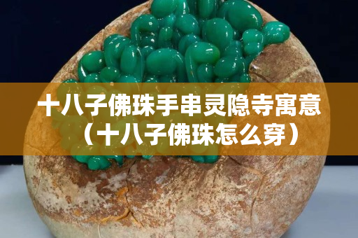 十八子佛珠手串灵隐寺寓意（十八子佛珠怎么穿）