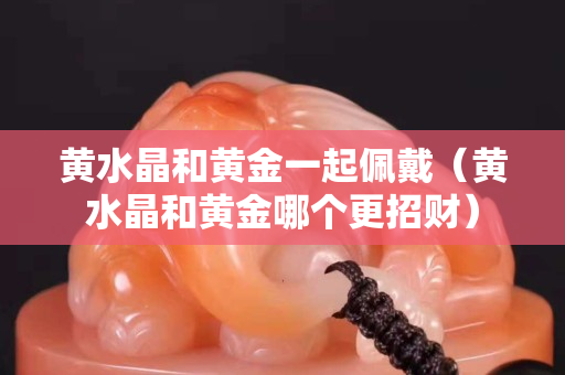 黄水晶和黄金一起佩戴（黄水晶和黄金哪个更招财）