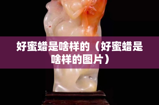 好蜜蜡是啥样的（好蜜蜡是啥样的图片）