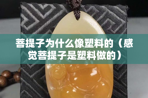 菩提子为什么像塑料的（感觉菩提子是塑料做的）
