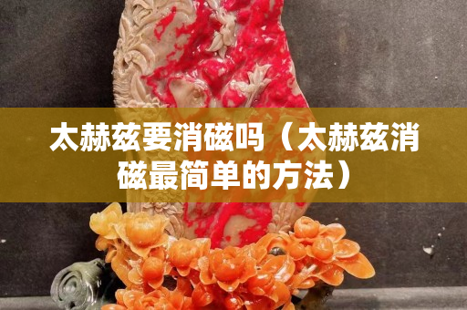 太赫兹要消磁吗（太赫兹消磁最简单的方法）