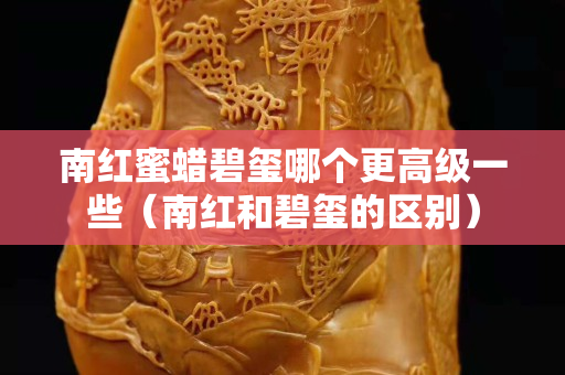 南红蜜蜡碧玺哪个更高级一些（南红和碧玺的区别）