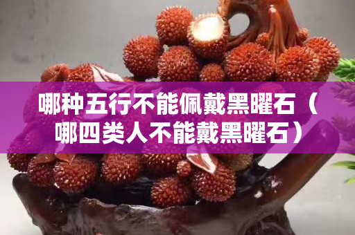 哪种五行不能佩戴黑曜石（哪四类人不能戴黑曜石）