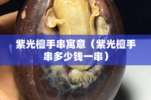 紫光檀手串寓意（紫光檀手串多少钱一串）