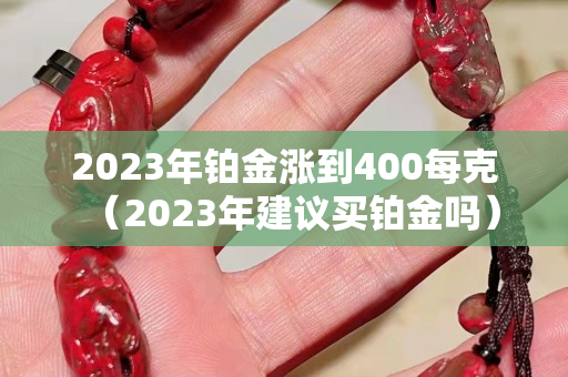 2023年铂金涨到400每克（2023年建议买铂金吗）