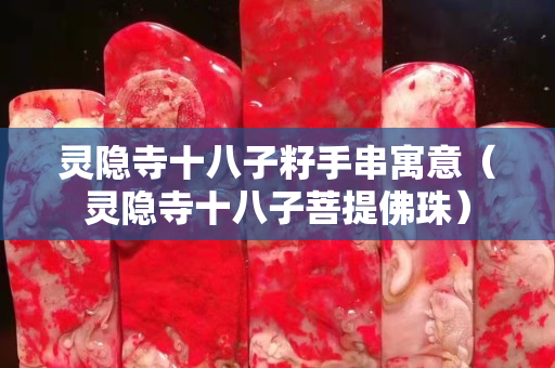 灵隐寺十八子籽手串寓意（灵隐寺十八子菩提佛珠）