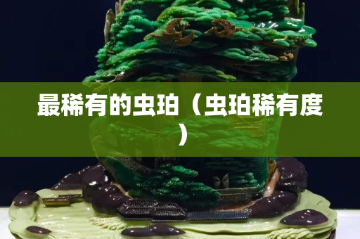 最稀有的虫珀（虫珀稀有度）