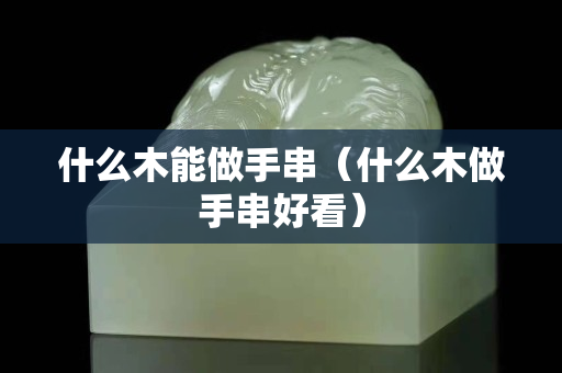 什么木能做手串（什么木做手串好看）