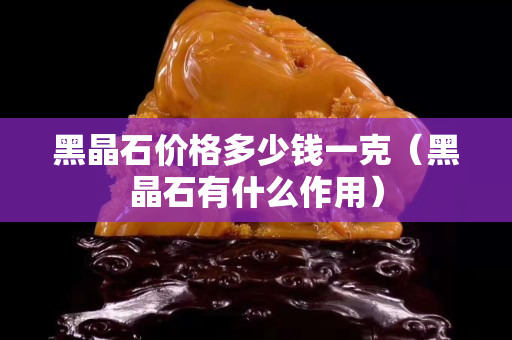 黑晶石价格多少钱一克（黑晶石有什么作用）