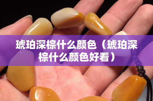琥珀深棕什么颜色（琥珀深棕什么颜色好看）