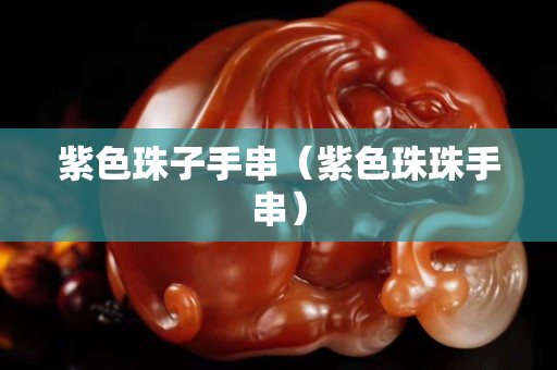 紫色珠子手串（紫色珠珠手串）