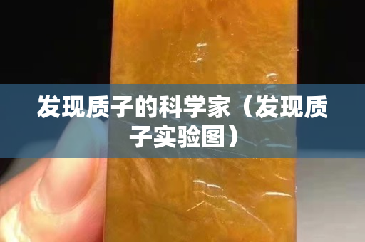 发现质子的科学家（发现质子实验图）