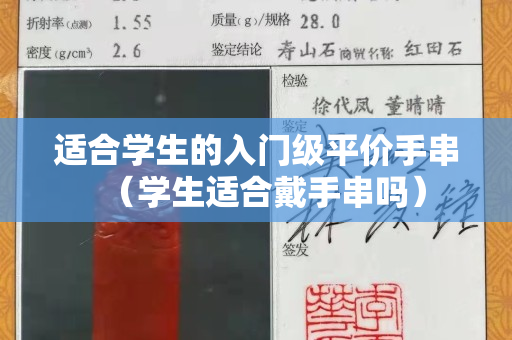 适合学生的入门级平价手串（学生适合戴手串吗）