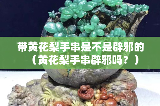 带黄花梨手串是不是辟邪的（黄花梨手串辟邪吗？）