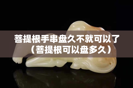 菩提根手串盘久不就可以了（菩提根可以盘多久）