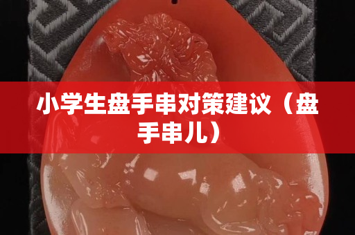 小学生盘手串对策建议（盘手串儿）