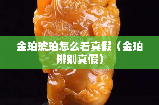 金珀琥珀怎么看真假（金珀辨别真假）