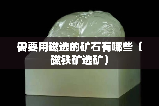 需要用磁选的矿石有哪些（磁铁矿选矿）