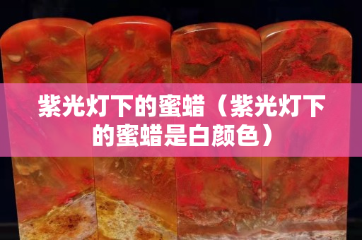 紫光灯下的蜜蜡（紫光灯下的蜜蜡是白颜色）