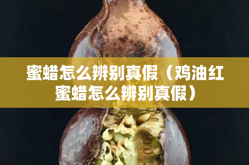 蜜蜡怎么辨别真假（鸡油红蜜蜡怎么辨别真假）