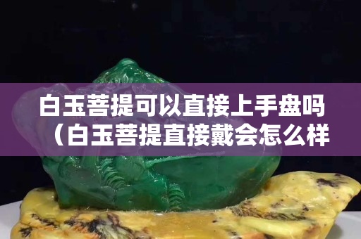 白玉菩提可以直接上手盘吗（白玉菩提直接戴会怎么样）