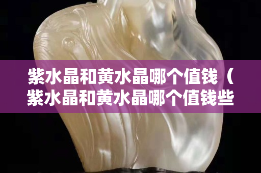 紫水晶和黄水晶哪个值钱（紫水晶和黄水晶哪个值钱些）